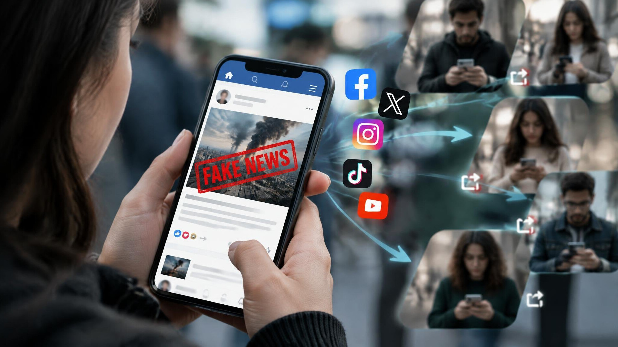 social media fake news spread