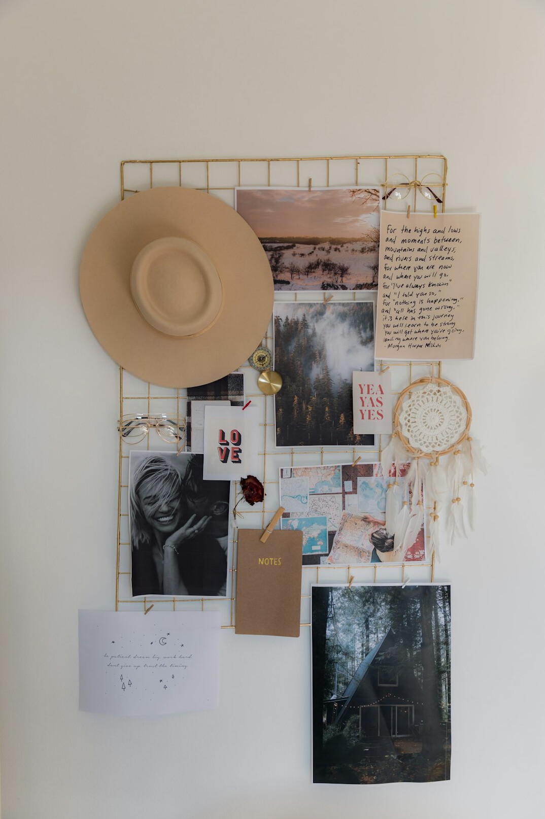 young people with vision board