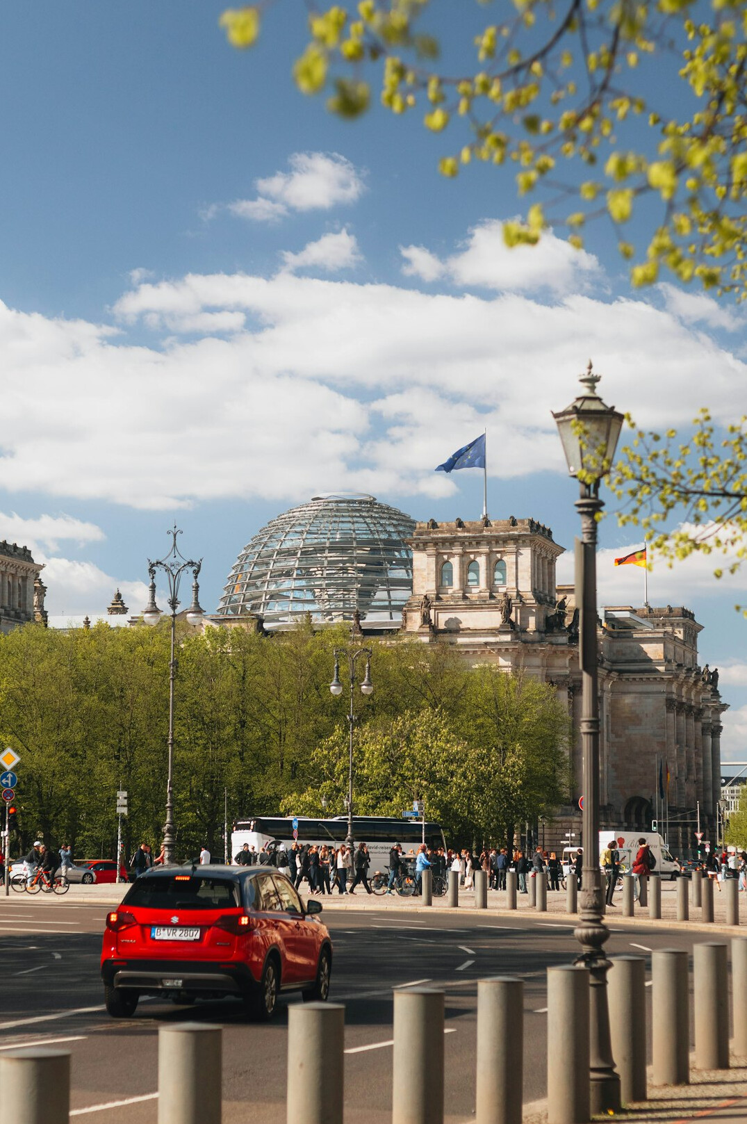 german flag with eu flag